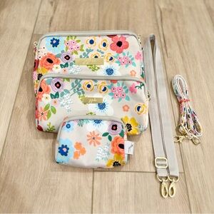 Ju-Ju-Be Colorful Floral Baby Bag Set